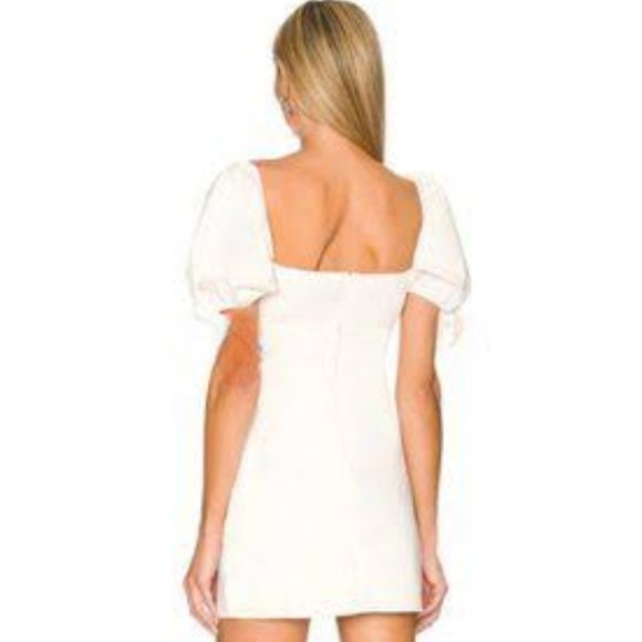 MORE TO COME Amora Mini Dress in White NWT - Picture 3 of 3